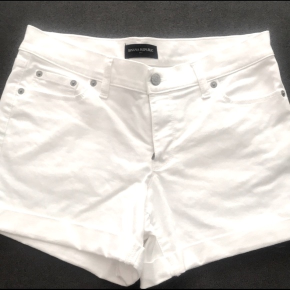 Banana Republic Factory Shorts White Denim Shorts Poshmark